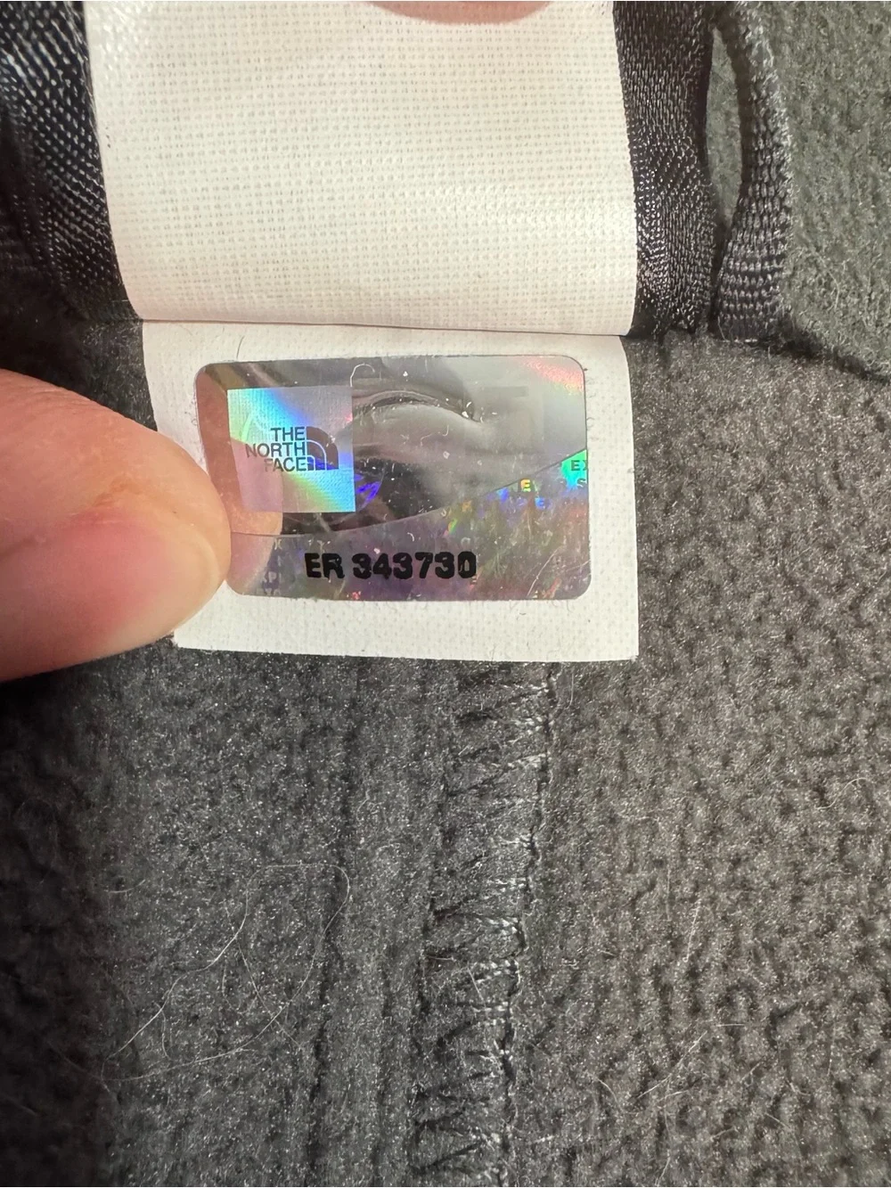 The North Face Apex Blue Soft Shell Jacket Full Zip Fleece Lined LG